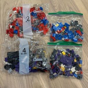 Assorted Colorful LEGO bricks. Not complete sets